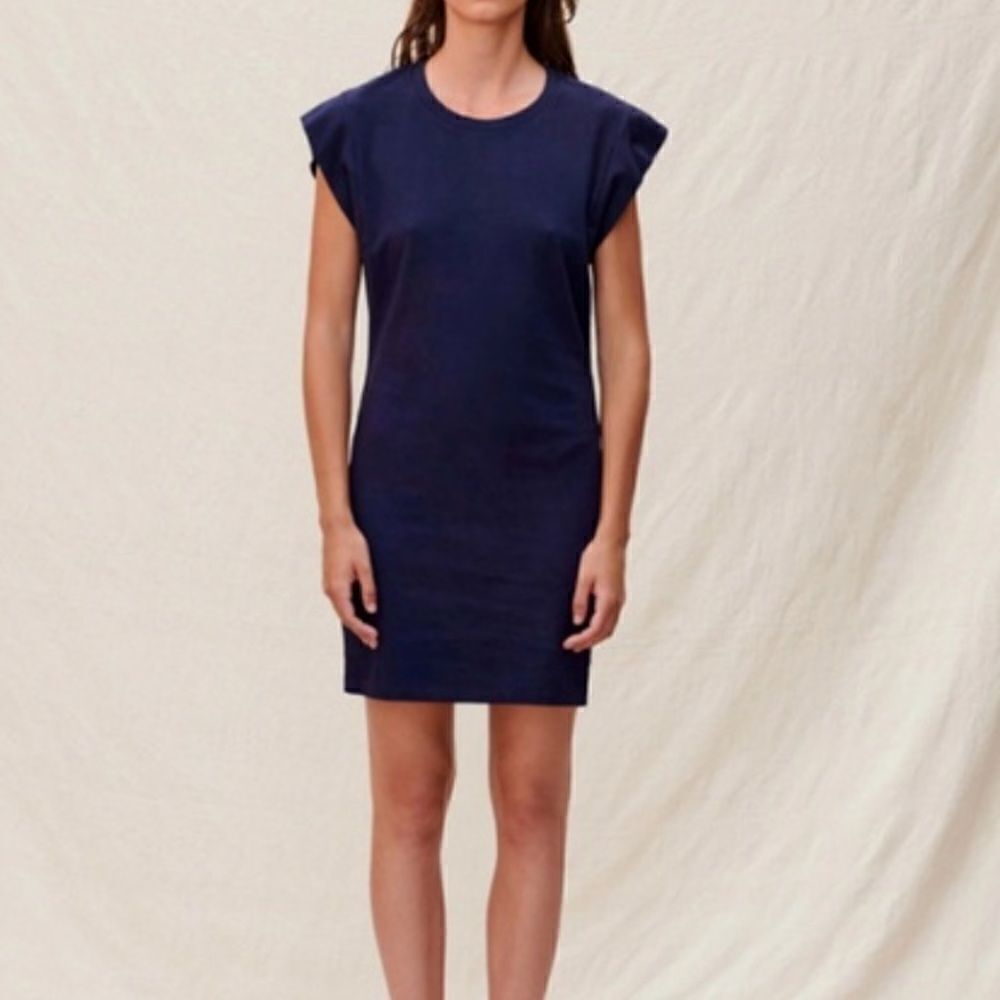 Sundry Statement Shoulders Dress sapphire Size 1
